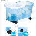 With wheels Mop and Broom Holder Wall Mop Spin Easy Mop